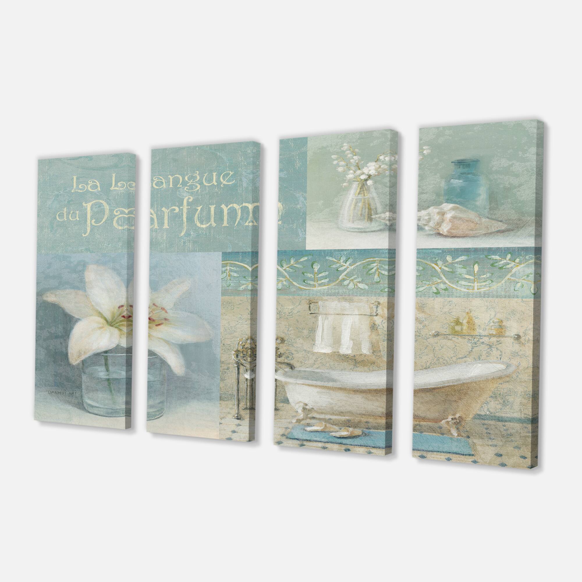 Designart - Bathroom Lily Parfum Bath Story